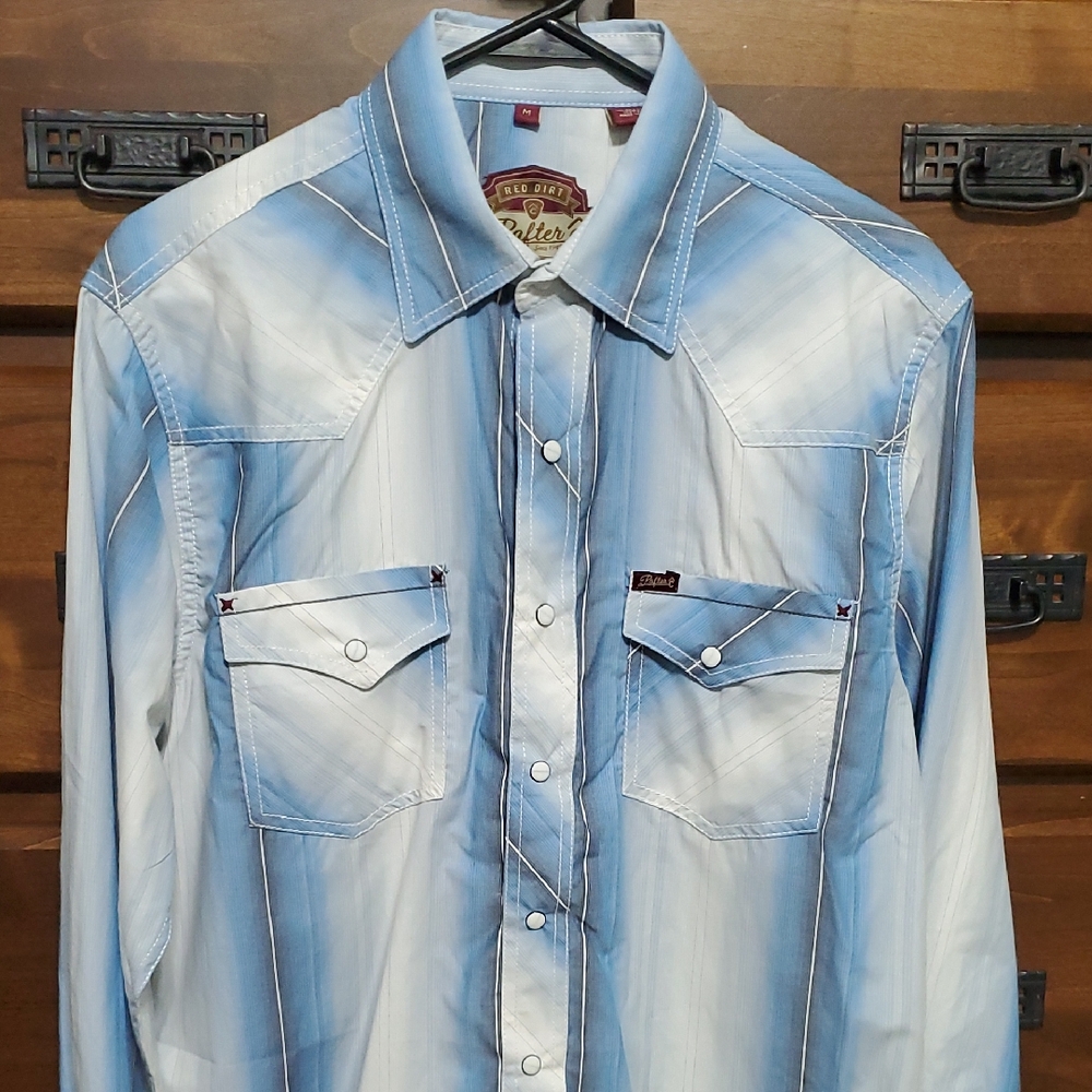 Rafter C Red Dirt Collection Western Cowboy Button Down